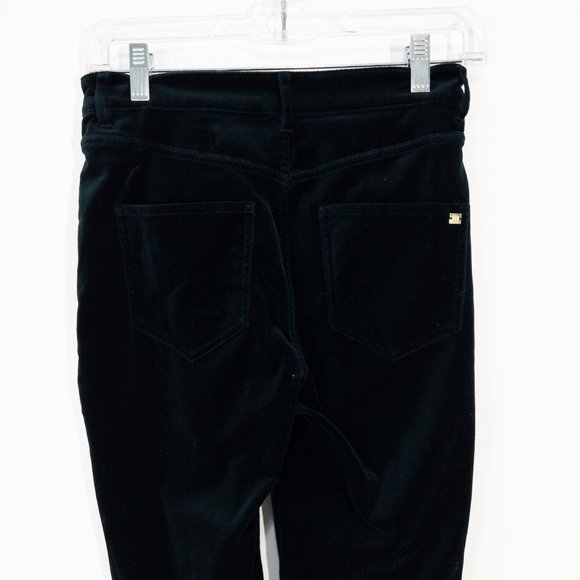 Massimo Dutti Velvet Pants  Green Size‎ 4 Slim - Picture 4 of 7